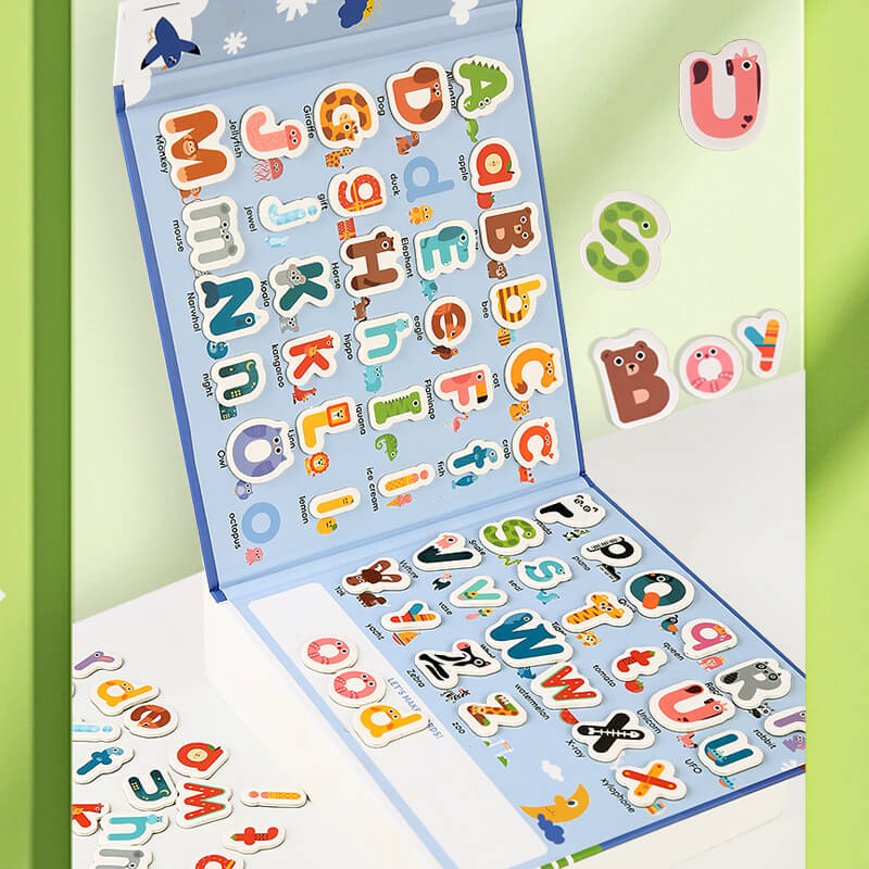 Magnetic 26 shape letters.Cognitive teaching aids.Magnetic fridge magnets.Children's English learning