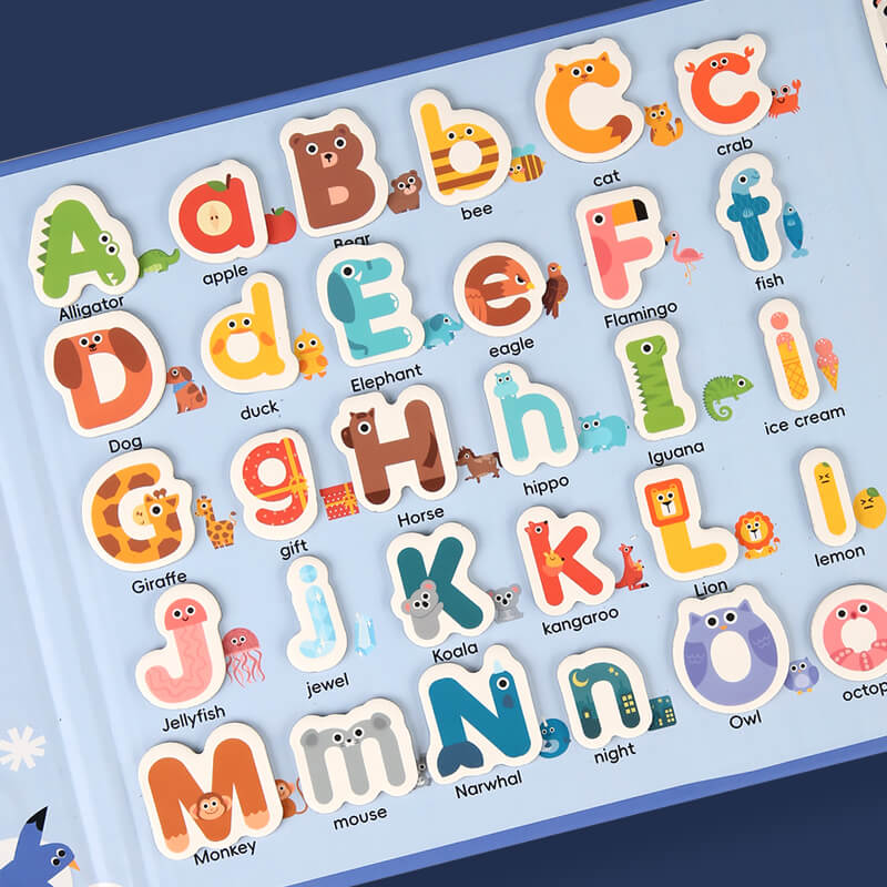 Magnetic 26 shape letters.Cognitive teaching aids.Magnetic fridge magnets.Children's English learning