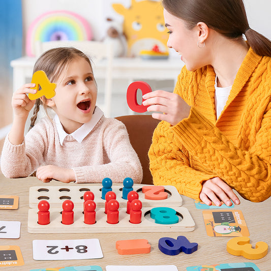 Children's number crunching.Kindergarten early education arithmetic.Enlightenment teaching aids.10-Bit computing