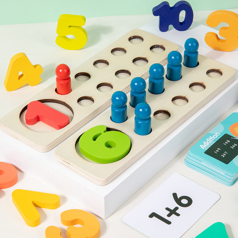 Children's number crunching.Kindergarten early education arithmetic.Enlightenment teaching aids.10-Bit computing