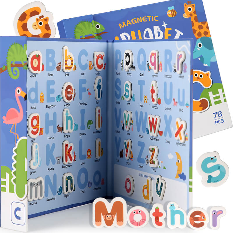 Magnetic 26 shape letters.Cognitive teaching aids.Magnetic fridge magnets.Children's English learning