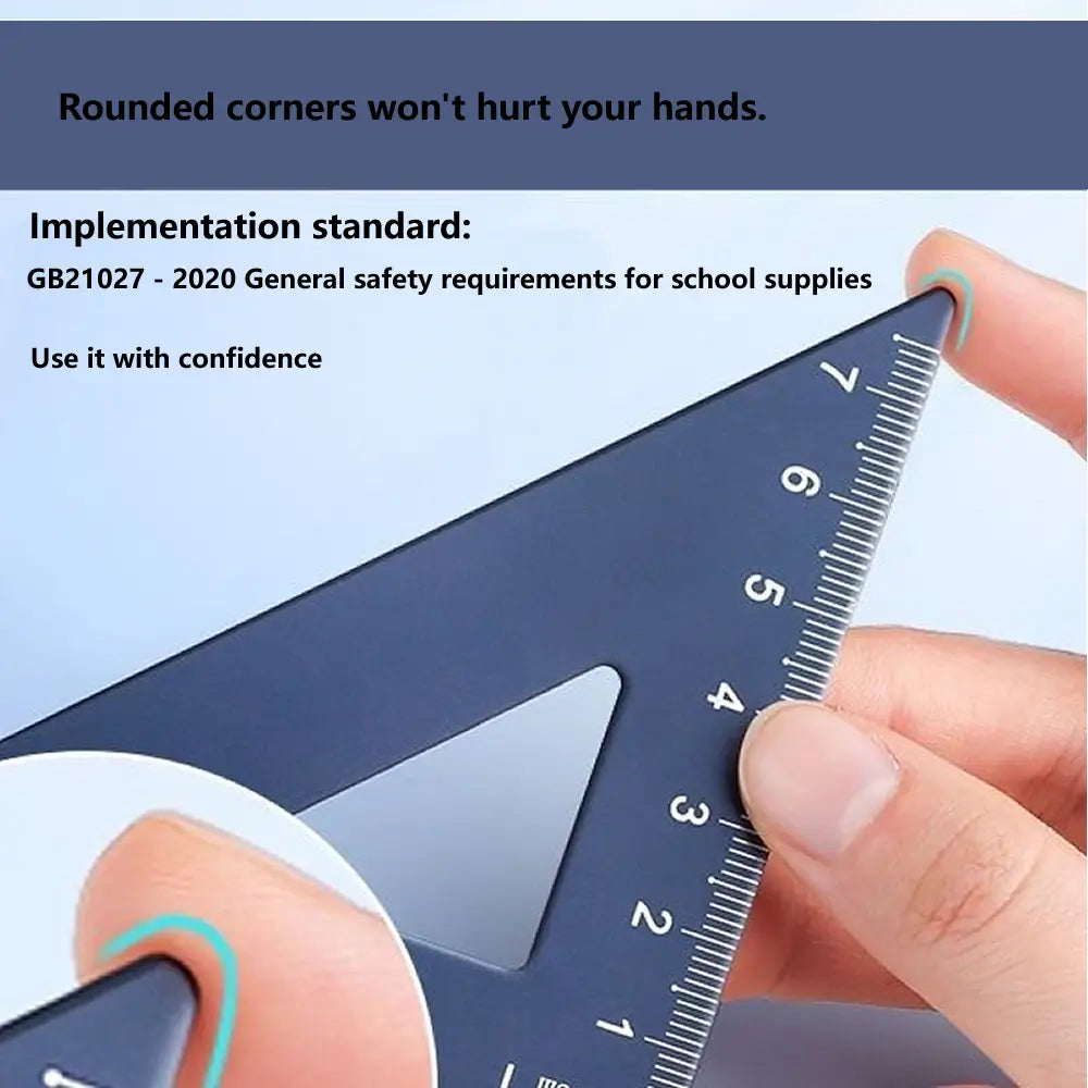 Engrave names on the ruler.Customize ruler