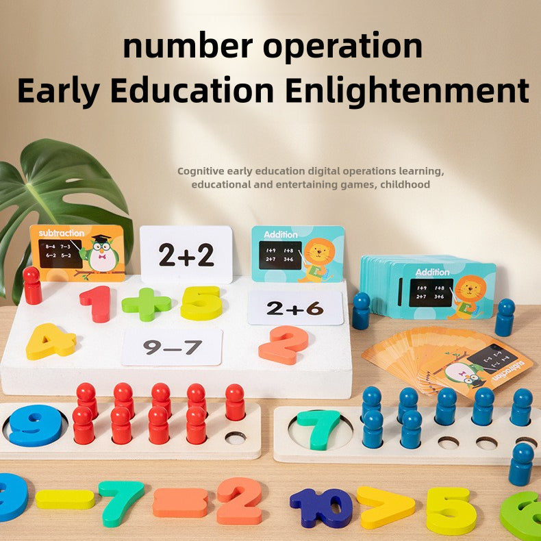Children's number crunching.Kindergarten early education arithmetic.Enlightenment teaching aids.10-Bit computing