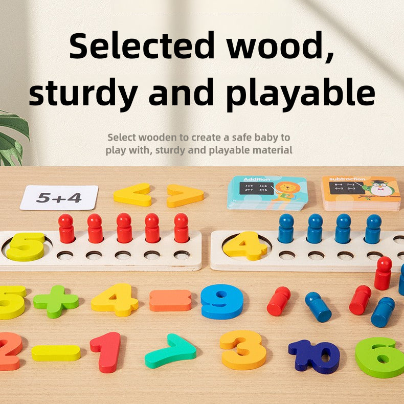 Children's number crunching.Kindergarten early education arithmetic.Enlightenment teaching aids.10-Bit computing