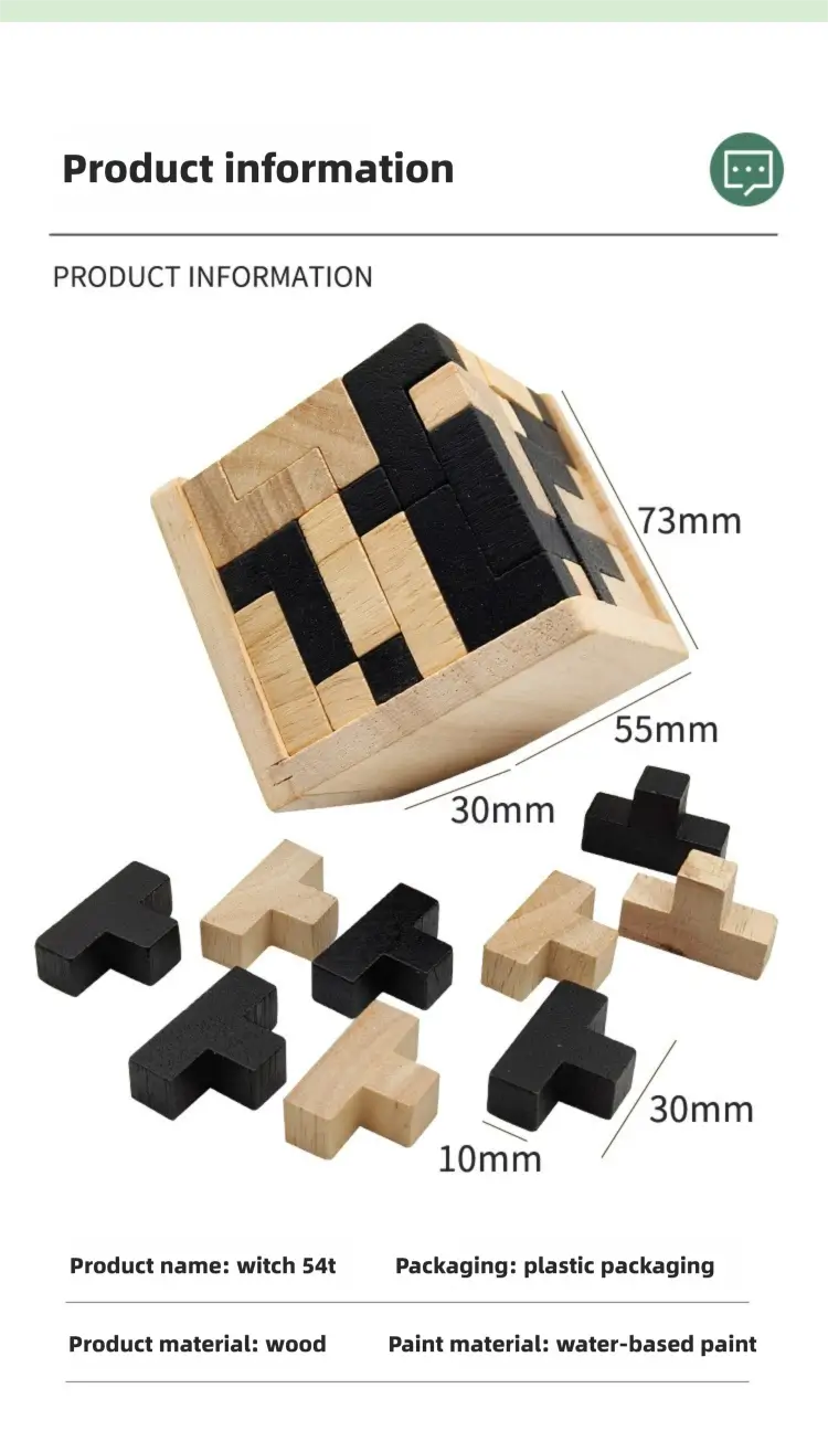 Tetris aus Holz, Freizeitspielzeug, Lernspielzeug für Kinder