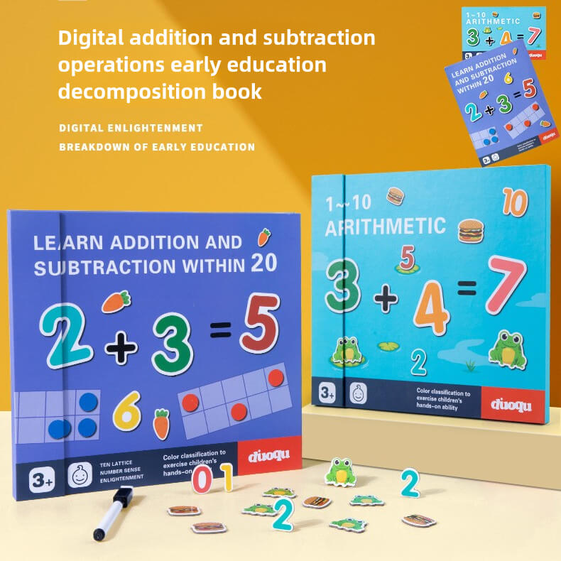 Digital decomposition.Mathematical addition and subtraction operations.Thinking training.Mathematical Enlightenment.Early education toys