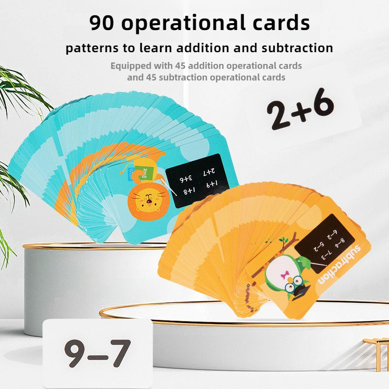 Children's number crunching.Kindergarten early education arithmetic.Enlightenment teaching aids.10-Bit computing