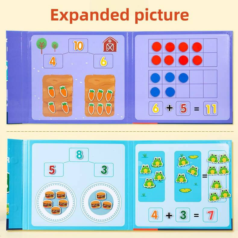 Digital decomposition.Mathematical addition and subtraction operations.Thinking training.Mathematical Enlightenment.Early education toys